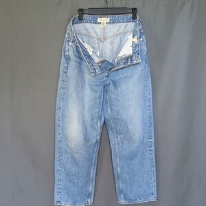 Madewell The Darted Barrel‑Leg Jean – Size 27